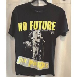 Sex Pistols T Shirt Womens Size XS No Future Punk Rock Band British 17518x